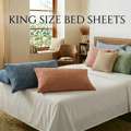 INR 1499,  Buy King Size Bed Sheets Online | 100% Cotton Handloom | TheIndiglobal
