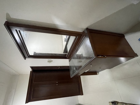 Al Mazruiyah, Furniture, SAR 1300,  Malaysian Bedroom Set And Nikai 2 Door Refrigerator 98L