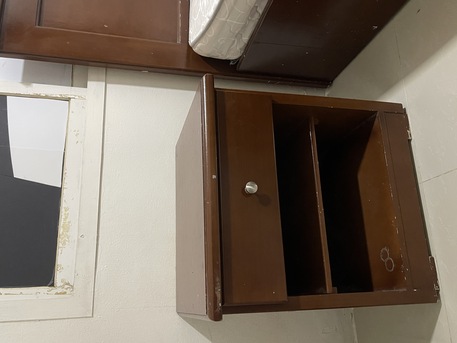 Al Mazruiyah, Furniture, SAR 1300,  Malaysian Bedroom Set And Nikai 2 Door Refrigerator 98L