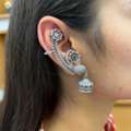 INR 800,  Trendy Silver Earcuff For Women &ndash; Stylish Oxidised Ear Cuffs Online