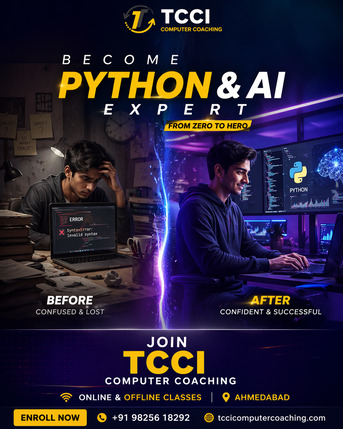 Ahmedabad, Training, Python & AI Course In Ahmedabad | TCCI