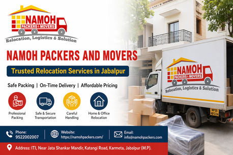 Bhopal, Relocation, Moving Soon? Let Namoh Packers And Movers Handle It All!