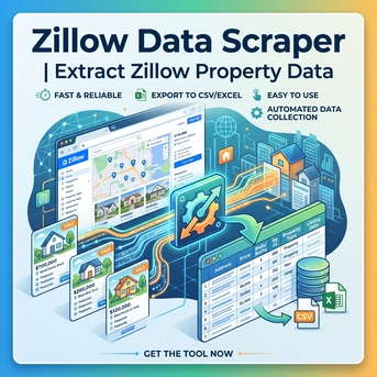 Houston, Software Development, Zillow Data Scraper | Extract Zillow Property Data