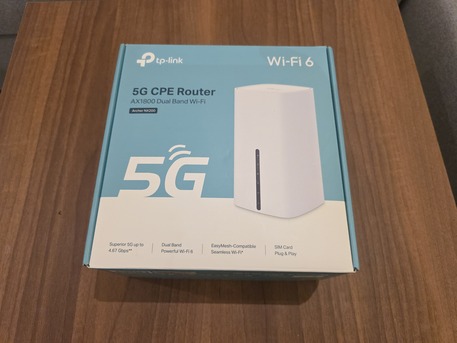Al Rawdah, Computers, SAR 550,  Unlocked TP-Link NX200 5G Router (Wi-Fi 6) + Box