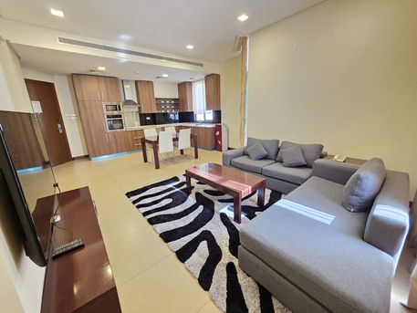 Juffair, Apartments, Flats, Houses & Villas, BHD 300/month,  Furnished,  1 BR,  85 Sq. Meter,  Luxurious & Classy | Free Internet & Housekeeping | Balcony | Facilities | In New Juffair