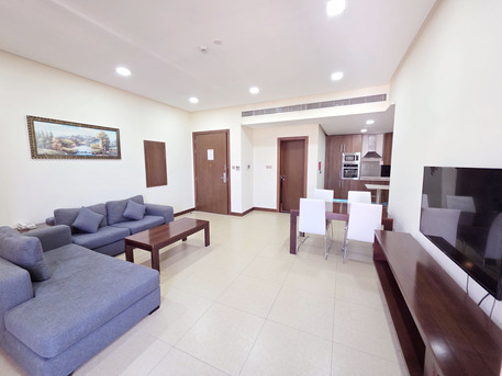 Juffair, Apartments, Flats, Houses & Villas, BHD 400/month,  Furnished,  2 BR,  130 Sq. Meter,  Modern Interior | Free Internet & Housekeeping | Balcony | Facilities | In New Juffair
