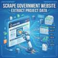 Scrape Government Website To Extract Project Data