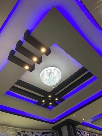 Riyadh, Construction, Roof Ceiling 60?60 Gypsum Board And Painting