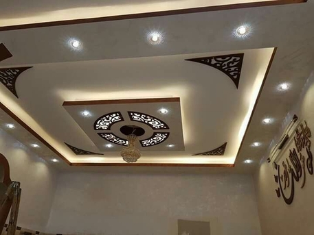 Riyadh, Construction, Roof Ceiling 60?60 Gypsum Board And Painting