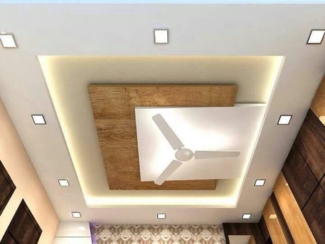 Riyadh, Construction, Roof Ceiling 60?60 Gypsum Board And Painting