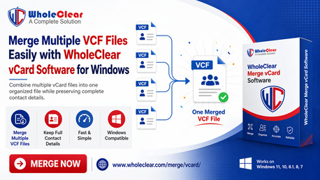 New York, Computer, Merge Multiple VCF Files Easily With WholeClear VCard Software For Windows