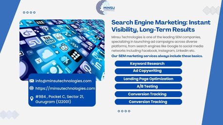 Gurugram, Marketing, Search Engine Marketing: Instant Visibility, Long-Term Results