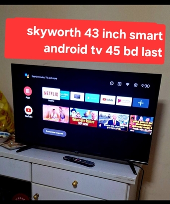 Manama, Electronics, BHD 45,  Skyworth 43 Inch Android Smart Tv 45 Bd Last Msg 3670 8372 Wts Ap No Call