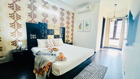 New Delhi, Apts/Flats Wanted, INR 18450/day,  Furnished,  1 BR,  600 Sq. Feet,  Classic 1BHK - Green Park, HKV