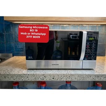 Manama, Appliances, BHD 19,  🏕🏕Samsung Microwave In Good Condition For Sale With Delivery