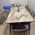 SAR 1000,  Dining Table With 8 Chairs, Almost New, For Sale