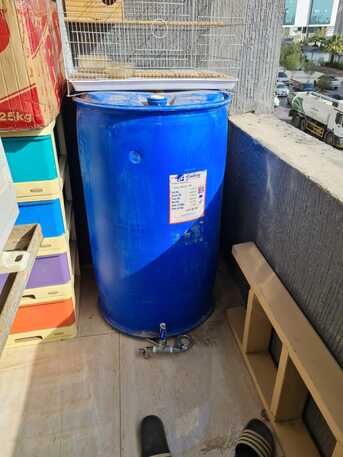 Al Murabba, Household Items, SAR 50,  Water Drum With Tap And Shower