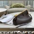 USD 379,  Fendi Handbags: First Small Bag In Dark Brown Nappa Leather