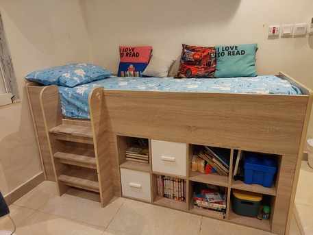 Al Hamra, Furniture, SAR 250,  Bed Home.box Single Kid