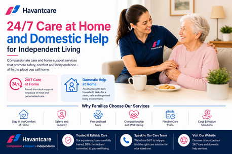 London, Health, 24/7 Care At Home And Domestic Help For Safe Independent Living