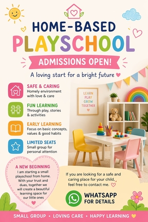 Jubail, Daycare, Home Based Play School