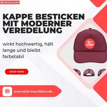 Berlin, Construction, Kappe Besticken Mit Moderner Veredelung