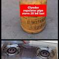BHD 20,  Small Clynder With New Regulator Automatic Stove Pipe 20 Bd All Msg W.a