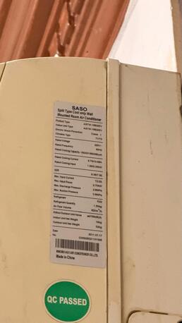 Dammam, Air Conditioners, SAR 1200,  1 Ton And 1.5 Ton Split AC