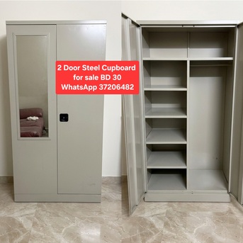 Manama, Furniture, BHD 30,  ✅️ 2 Door Steel Cupboard For Sale In Good Condition With Delivery
