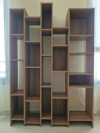 Obhur Al Shamaliyah, Furniture, SAR 400,  Wooden Bookcase (180cm*130cm)