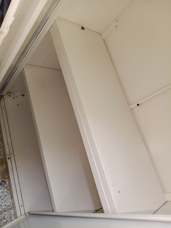 Al Wizarat, Furniture, SAR 350,  Iron Almirah White Color