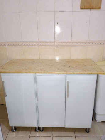 Jeddah, Household Items, SAR 200,  Kitchen Cabinet (marble Top)