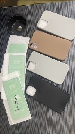 Al Aziziyah, Mobile Phones, SAR 1050,  IPhone 12 Mini 128GB Purple - Box + 5 Cases + 3 Protector + Cable