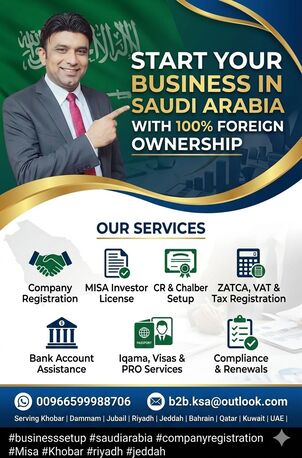Ras Tanura, Business, Start Your Business In Saudi Arabia ✅ 100% Foreign Ownership ✅Fast✅Simple✅Hassle-Free✅..."