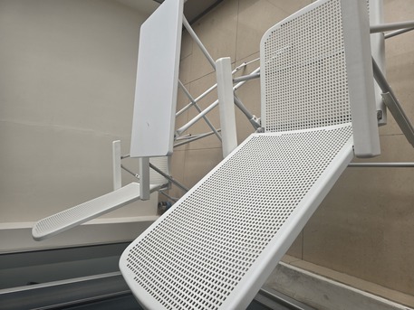 Manama, Furniture, BHD 25,  IKEA White 2 Folding  Chairs + 1 Folding Table For Balcony / Garden