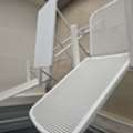 BHD 25,  IKEA White 2 Folding  Chairs + 1 Folding Table For Balcony / Garden