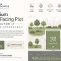 INR 11500000,  120 Sq. Meter,  120 Sq. Mtr. Park-Facing Residential Plot, Sector 17 Yamuna Expressway, Near Jewar Airport