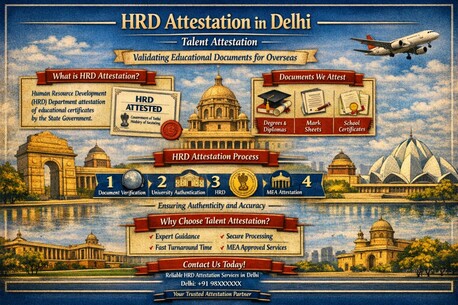 New Delhi, Legal, HRD Attestation In Delhi
