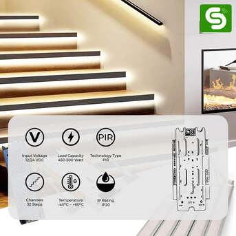 Noida, Electronics, Staircase Controller For Homes, Malls, Hotels & Commercial Spaces| Motion Sensor Staircase