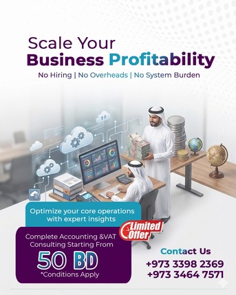 Manama, Accounting, ACCOUNTING SERVICE  STARTING FROM 50 BHD