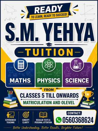 Thuqbah, Education, Expert Maths & Physics Tutor I Offer Clear, Easy-to-understand Teaching With Unique Method