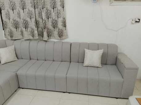 Al Rakah Al Shamaliyah, Furniture, SAR 400,  SR 400 Sofa 5 PC Set  L-Shape For Sale
