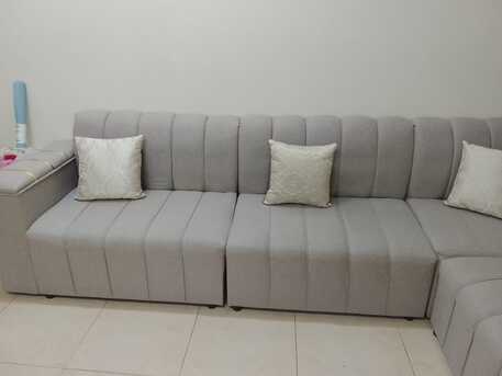 Al Rakah Al Shamaliyah, Furniture, SAR 400,  SR 400 Sofa 5 PC Set  L-Shape For Sale