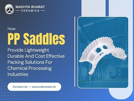 Bhopal, Business, PP Saddles For Improved Flow And Mass Transfer
