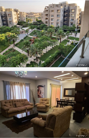 Fifth Settlement, Apartments, Flats, Houses & Villas, EGP 800/month,  Furnished,  2 BR,  160 Sq. Meter,  Flat 2 Rooms For Rent In Palm Hills The Village Compound Near American University