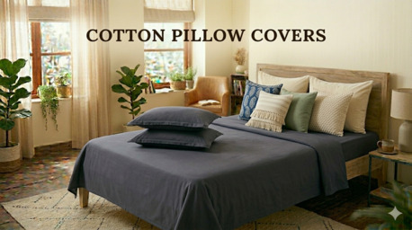 Mumbai, Household Items, INR 699,  Cotton Pillow Covers - Soft, Washable & Long-Lasting | Pack Of 2 & 4