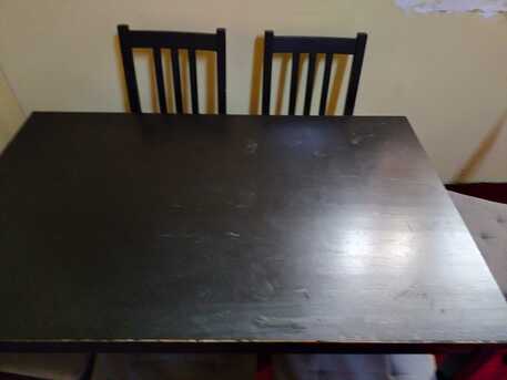 Riyadh, Furniture, SAR 350,  Dinning Table With Six Chair & Cushion (IKEA)