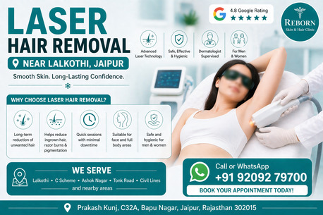 Jaipur, Health & Beauty Items, INR 2999,  Laser Hair Removal Near Lalkothi, Jaipur - Get Hair Free Skin