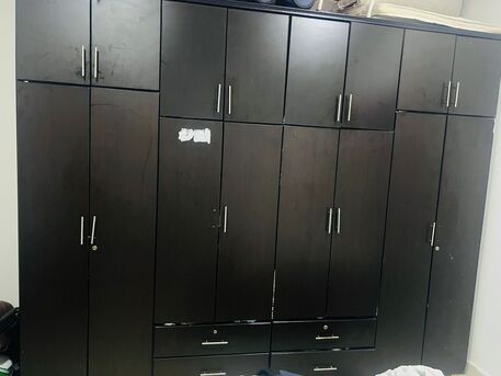 Jubail, Household Items, SAR 800,  L SHAPED SOFA  AND 8 DOOR CUPBOARDFor Reasonable Price