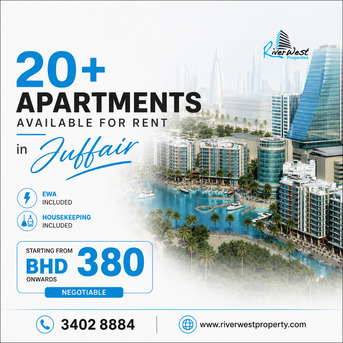 Juffair, Apartments, Flats, Houses & Villas, BHD 380/month,  20+ Apartments Available In Juffair